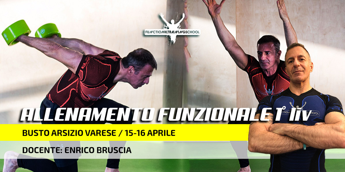 Busto Arsizio Varese 15-16 Aprile 2023 – Corso Allenamento Funzionale 1°Livello