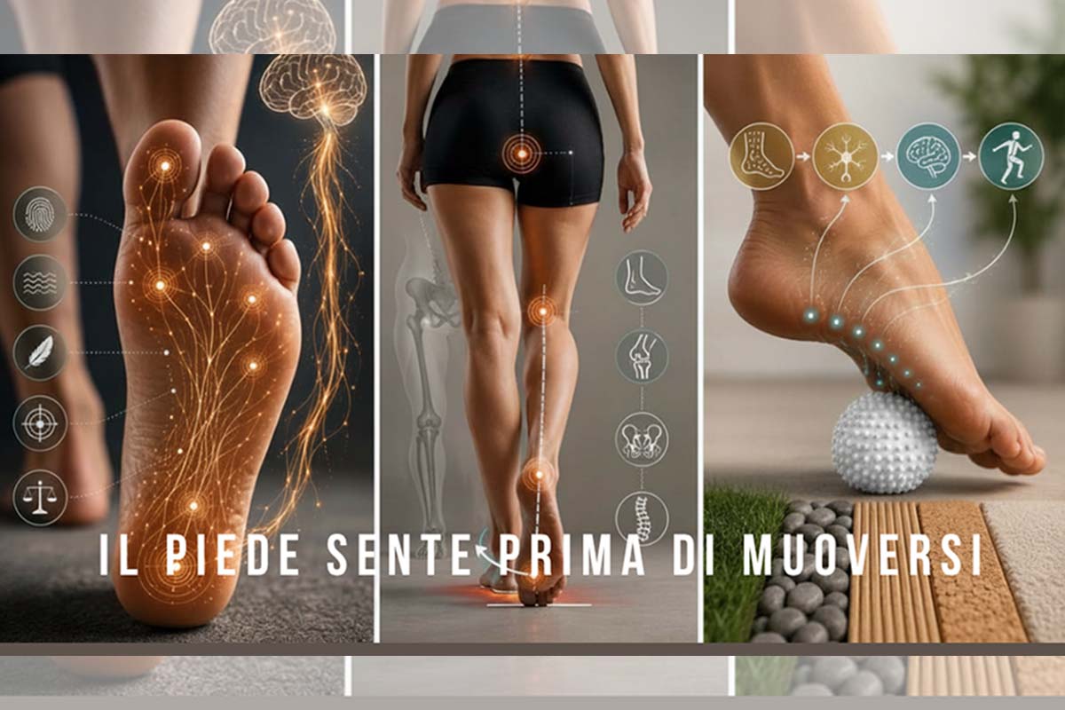 Il piede non è solo una base d’appoggio: è un organo sensoriale